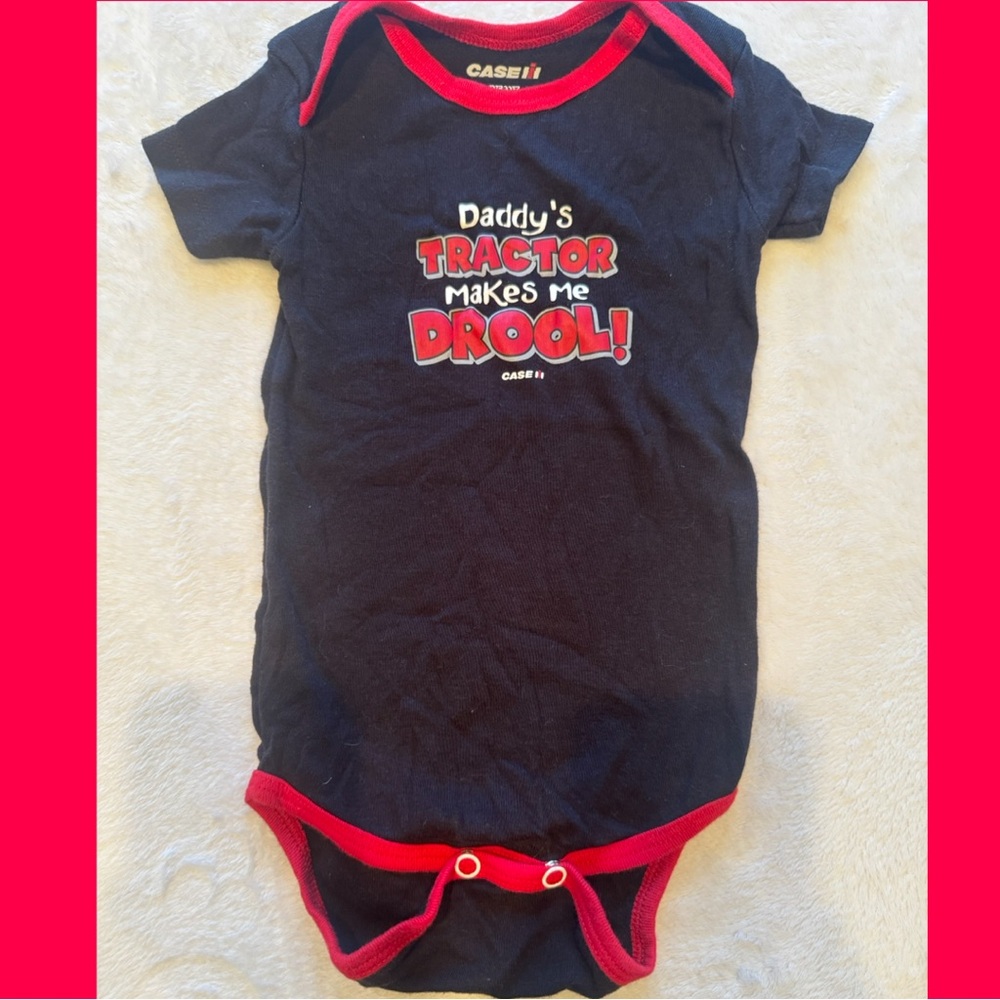 Carters & IH Farm & Construction Baby Boy size 6 Month Clothes Red & Yellow - Picture 9 of 10